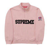 Supreme Shop Flag Half Zip Pullover Peach
