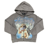 Mixed Emotion Grey “Rhinestone” Hoodie