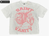 Saint Vanity Griffin Tee White/Pink