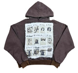 Saint Vanity Brown Pathwork Vain Hoodie