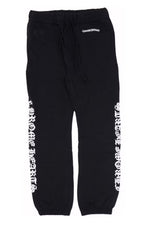 Chrome Hearts Scroll Logo Sweatpants Black
