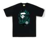 BAPE Speed Racer Big Ape Head Tee Black Blue