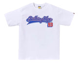 BAPE Baseball Logo Tee White/Blue