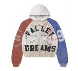 Vale Forever Patriot Chop N Screw Zip Up Hoodie Grey