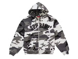 Supreme Arc Thermal Lined Zip Up Hooded Sweatshirt
