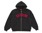 Supreme Arc Thermal Lined Zip Up Hooded Sweatshirt Black