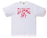 Bape ABC Camo NYC Logo Tee White Pink