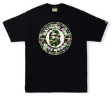 BAPE ABC Camo Single Color Busy Works Tee Black Green