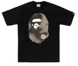 BAPE High Tone Bleach Big Ape Head Tee Black