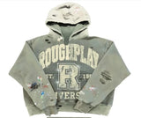 ROUGH PLAY OLIVE TWO TONE HOODIE