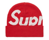 Supreme Big Logo Beanie Red
