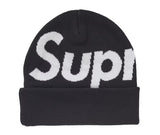 Supreme Big Logo Beanie (FW24) Black