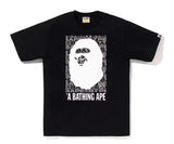 BAPE Lux Sport Pattern Box Ape Head T-Shirt