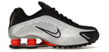 Nike Shox R4 Metallic Silver Black Picante Red (Gs)