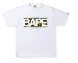 Bape 1st Camo Logo Tee White/Yellow
