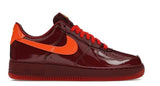 Nike Air Force 1 Low Patent Leather Dark Team Red Safety Orange
