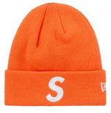 Supreme New Era S Logo Beanie (FW24) Orange