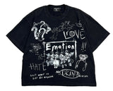 Mixed Emotions Black Chaos Tee