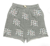 Mixed Emotion Grey "ME" Shorts