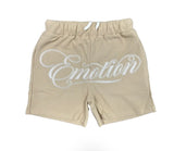 Mixed Emotion "Cream Signature" Button up shorts