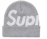 Supreme Big Logo Beanie (FW24) Ash Grey