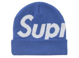 Supreme Big Logo Beanie (FW24) Blue