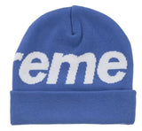 Supreme Big Logo Beanie (FW24) Blue