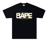 BAPE 1st Camo Logo T-Shirt 'Black/Yellow'