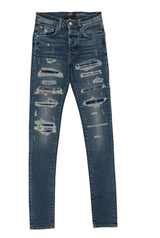 Amiri Plaid Thrasher Deep Classic Jean