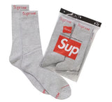 Grey Supreme Socks