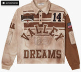 Vale Forever Chocolate Classic Rugby L/S Tee Brown