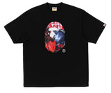 BAPE Photo Print Ape Head Relaxed Fit Tee Black