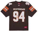 Supreme Sequin Football Jersey Brown