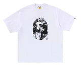 BAPE Photo Print Ape Head Relaxed Fit Tee 'White'