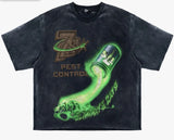 Triple Sevens Pest Control Tee Black