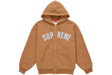 Supreme Arc Thermal Lined Zip Up Hooded Sweatshirt LightBrown (FW26)