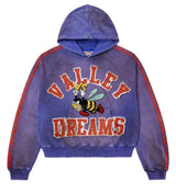 Vale Forever Anthem Pullover Hoodie Blue