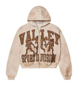 Vale Forever Vale Forever Mud Friday Zip Up Hoodie Brown