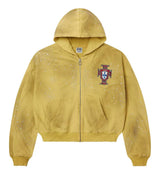 Vale Forever Sun Cluster Zip Up Hoodie Yellow