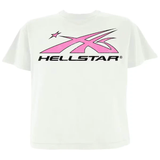 Hellstar Sport Logo T-Shirt White/Pink