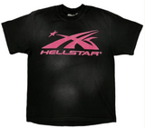 Hellstar Sport Logo Gel T-shirt Black/Pink