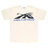 Hellstar Gel Sport Logo T-shirt White/Blue