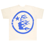 Hellstar Gel Sport Logo T-shirt White/Blue