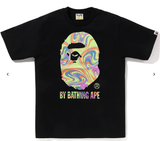 MARBLING BY BATHING APE TEE MENS