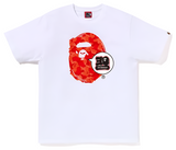 BAPE Store Seoul Bape 30th Anniversary Ape Head Tee Set White