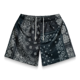 Bravest Studios BLACK PAISLEY SHORTS