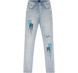 Amiri MA Blue Drip Jean